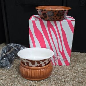 Pink Zebra Simmer Pot with Warm Base